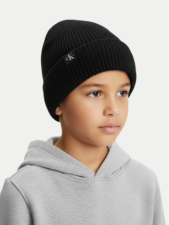 Calvin Klein Jeans Čepice Calvin Klein Jeans Monogram IU0IU00440 Černá