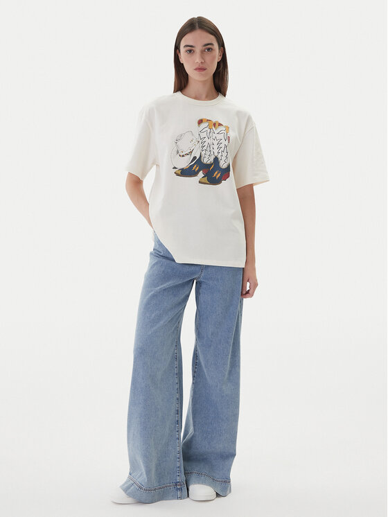 Levi's® Levi's® Camiseta Graphic Tabor 001MX-0007 Écru Regular Fit