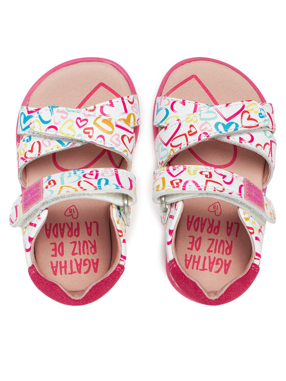 Agatha Ruiz de la Prada Босоніжки Agatha Ruiz de la Prada 252903 Білий
