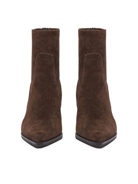 Simple Botine Simple EO-GL879-6-780-4 Maro închis