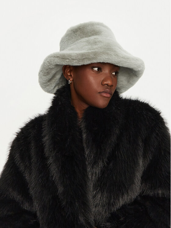 Patrizia Pepe Klobouk Patrizia Pepe Bucket 2F0073/E5T7-S689 Šedá