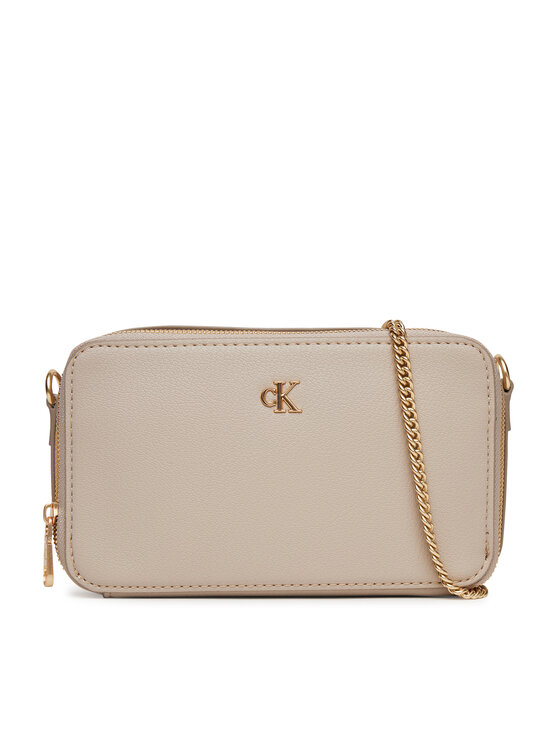 Calvin Klein Borsetta Calvin Klein Minimal Mono Camera Bag LV04K1086G Beige