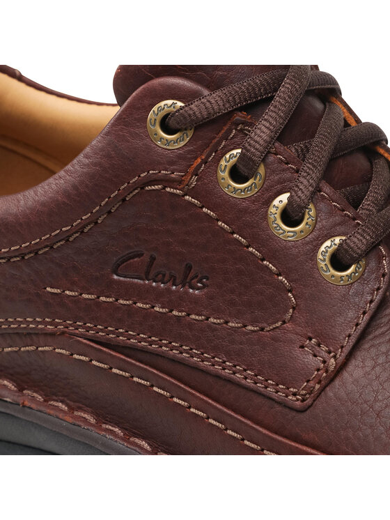Clarks Туфлі Clarks Nature Three 203390057 Коричневий