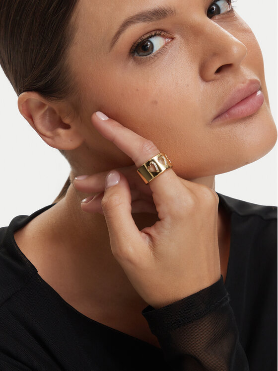 Guess Кільце Guess JUBR06 086JW Золотий