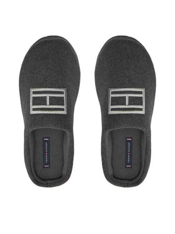 Tommy Hilfiger Copati Tommy Hilfiger Flag Warm Felt House Shoe FM0FM05227 Mornarsko modra