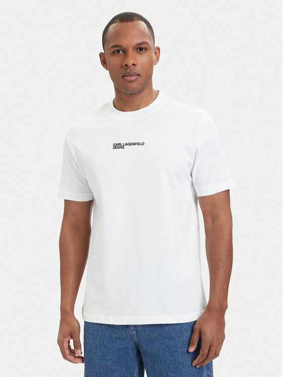 Karl Lagerfeld Jeans Karl Lagerfeld Jeans Camiseta B2M17090 Blanco Relaxed Fit