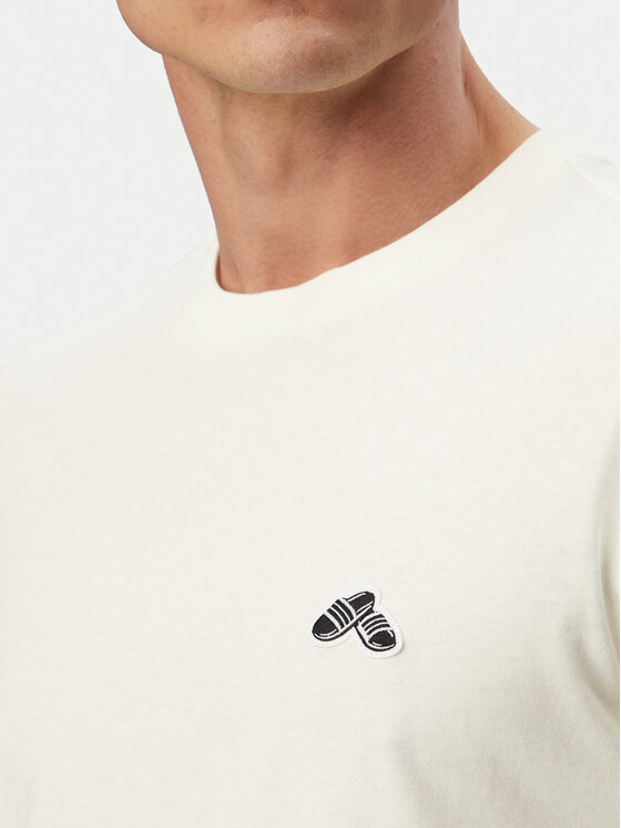 adidas adidas Camiseta Summer Slides Sport Graphic JZ5000 Blanco Regular Fit