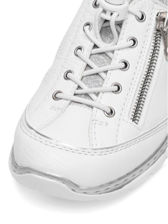 Rieker Pantofi Rieker L32P2-80 Alb