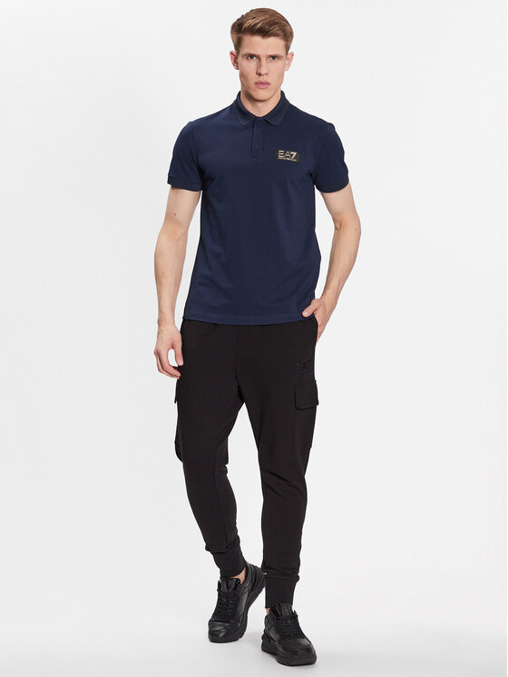 EA7 Emporio Armani EA7 Emporio Armani Pólóing 3RPF01 PJ5AZ 1554 Sötétkék Regular Fit