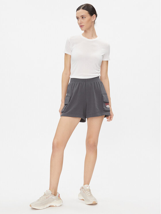 Reebok Reebok Pantalones cortos deportivos Archive Essentials IL6289 Gris Regular Fit