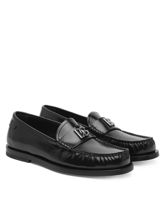 Dolce&Gabbana Мокасини Dolce&Gabbana CM0074 AQ237 Чорний