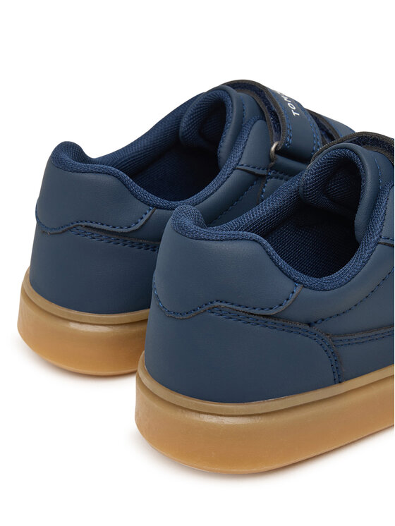 Tommy Hilfiger Сникърси Tommy Hilfiger Low Cut Velcro Sneaker T1X9-35219-1269 S Тъмносин