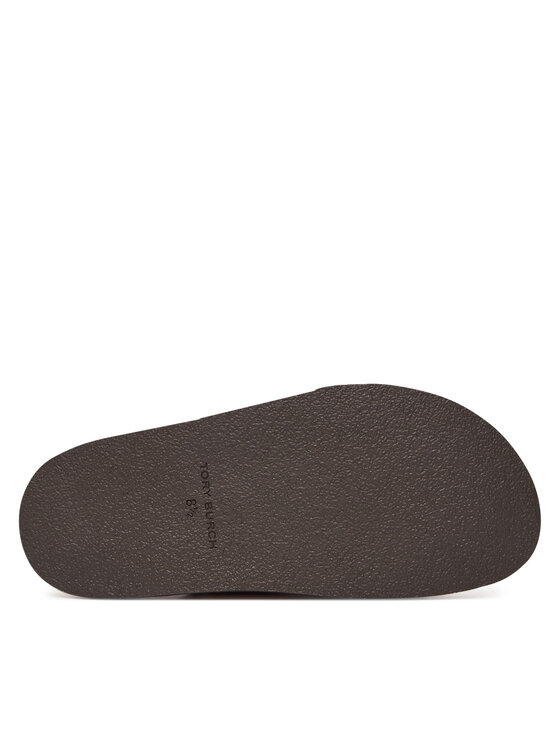 Tory Burch Шльопанці Tory Burch T Lock Sport Slide 166905 Коричневий