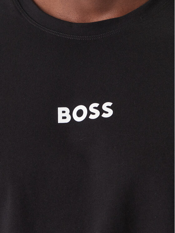 BOSS BOSS Pijama Easy Long 50535875 Negro Loose Fit