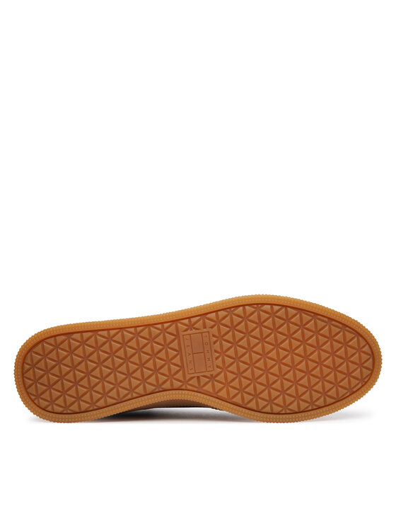 Tommy Jeans Sneakersy Tommy Jeans The Greenwich Edge Suede EM0EM01732 Brązowy ciemny