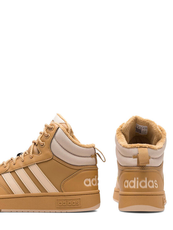 adidas Sneakersy adidas HOOPS 3.0 MID WINTER IF2636 Beżowy