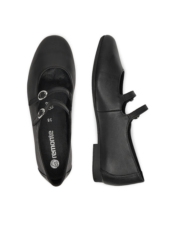 Remonte Балеринки Remonte D0K11-00 Черен