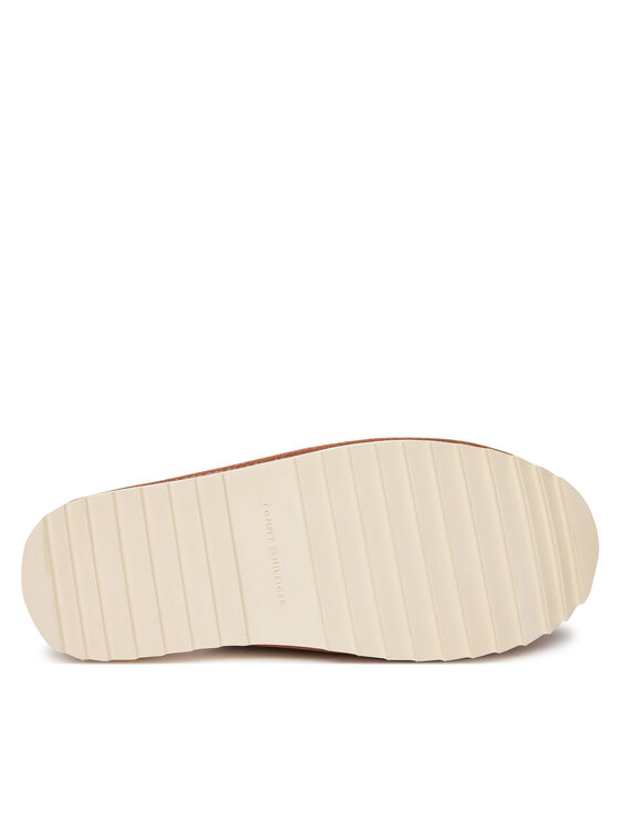 Tommy Hilfiger Kapcie Tommy Hilfiger FW0FW08396 Brązowy