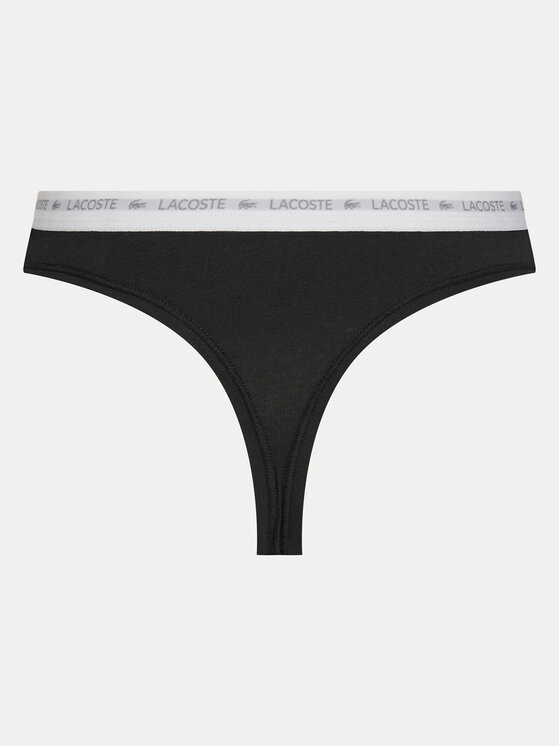 Lacoste Lacoste Комплект стрінгів 8F1341 Чорний
