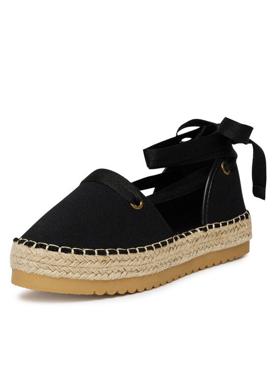 DeeZee Espadrilky DeeZee ZYLS093 Čierna