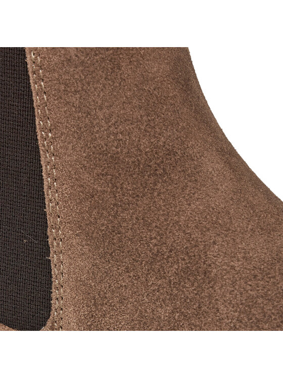 Stivali Chelsea in marrone Ganni - donna - GANNI