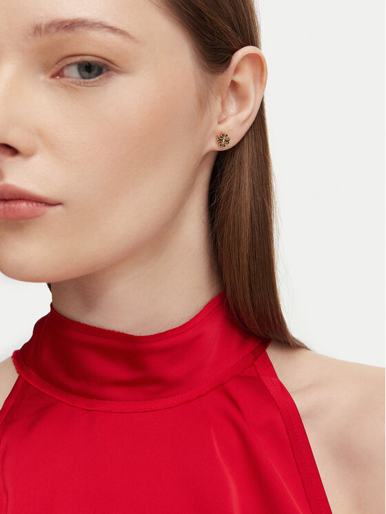 Tory Burch Сережки Tory Burch 177397 Чорний