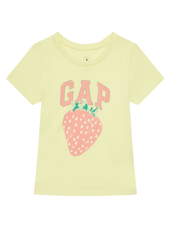 Gap Gap T-shirt 710285-03 Giallo Regular Fit