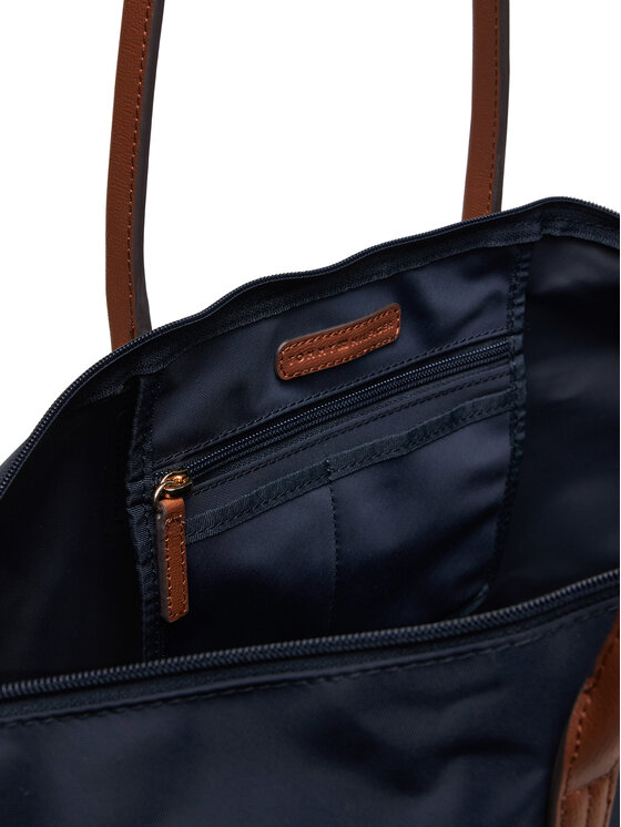 Tommy Hilfiger Kabelka Tommy Hilfiger Popette Maxi Tote AW0AW17996 Tmavomodrá