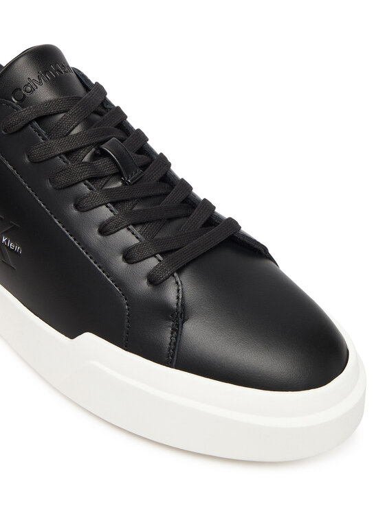 Calvin Klein Sneakersy Calvin Klein Chunky Cupsole Laceup Lth YM0YM01344 Čierna