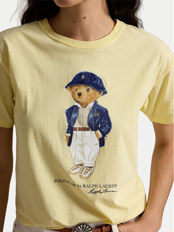 Polo Ralph Lauren Polo Ralph Lauren Camiseta 211B17792001 Amarillo claro Regular Fit