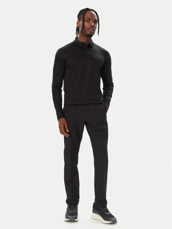 BOSS BOSS Polo Pirol 50544335 Negro Regular Fit
