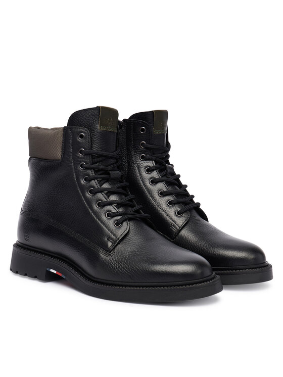 Tommy Hilfiger Kozaki Tommy Hilfiger Comfort Lwt Wrm Mx FM0FM05595 Czarny