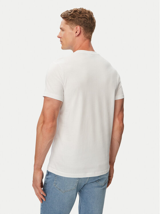 Karl Lagerfeld Jeans Karl Lagerfeld Jeans Camiseta B3M17001 Blanco Slim Fit