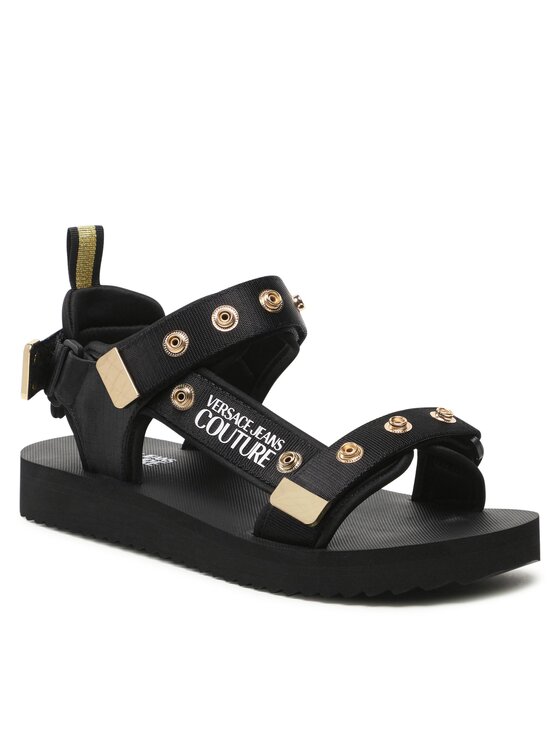Versace Jeans Couture Sandales Versace Jeans Couture 74YA3S7C Melns