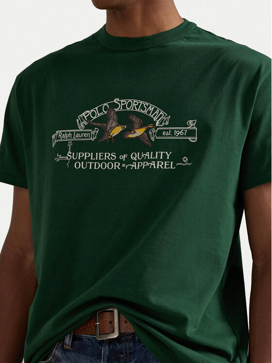 Polo Ralph Lauren Polo Ralph Lauren Camiseta 710981142004 Verde Classic Fit