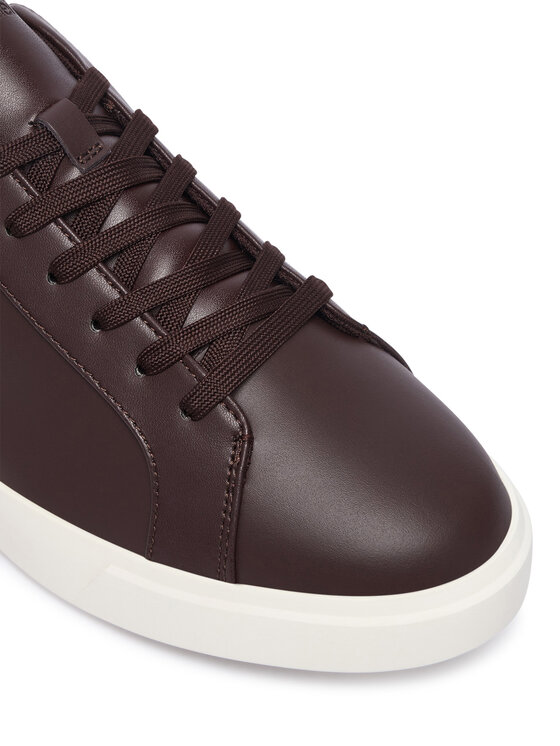 Calvin Klein Sneakersy Calvin Klein Low Prof Cupsole Lth HM0HM02123 Bordová