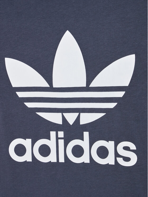 adidas adidas T-shirt Trefoil HC9601 Blu scuro Regular Fit
