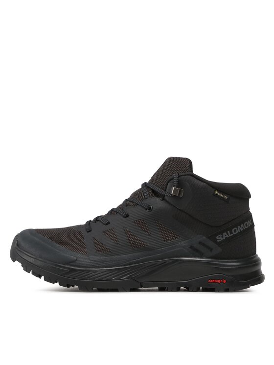 Salomon Παπούτσια πεζοπορίας Salomon Outrise Mid Gtx L47143500 Μαύρο