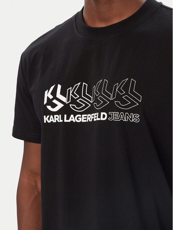Karl Lagerfeld Jeans Karl Lagerfeld Jeans Camiseta B4M17025 Negro Regular Fit