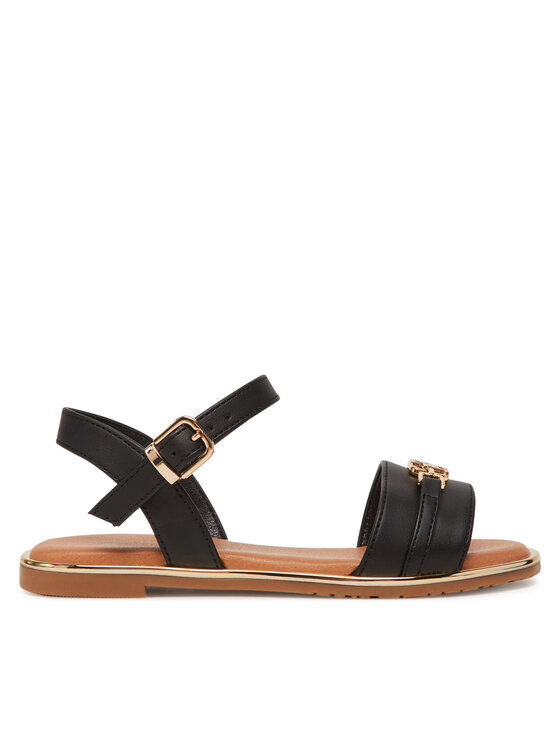 Tommy Hilfiger Sandali Tommy Hilfiger T3A2-33778-0326 M Črna