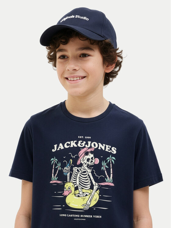 Jack & Jones Junior Καπέλο Jockey Jack & Jones Junior Vesterbro 12254108 Σκούρο μπλε