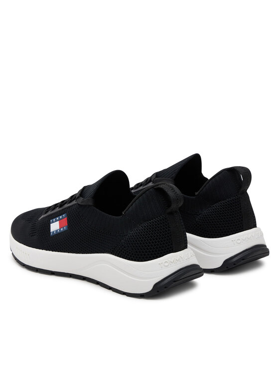 Tommy Jeans Zapatillas Tommy Jeans Runner Kntitted EM0EM01555 Negro