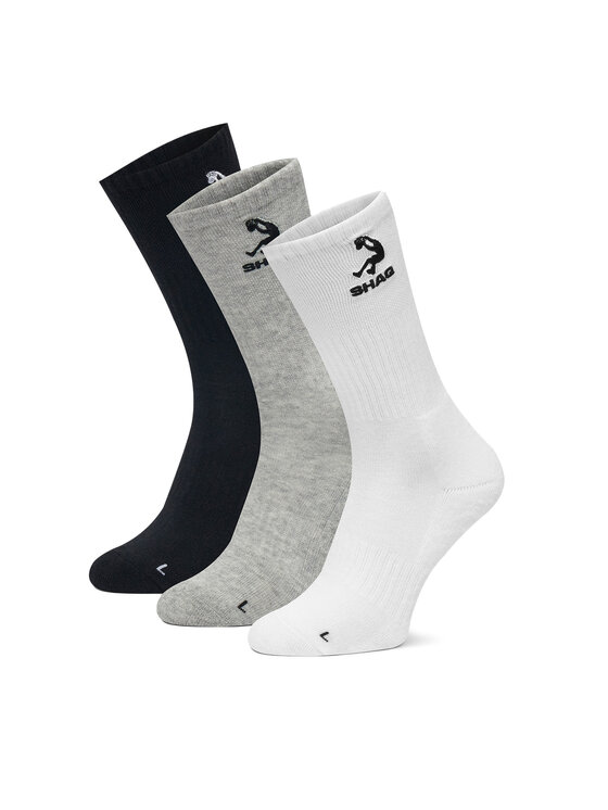 SHAQ Короткі шкарпетки Shaq AS_SHQ_H_001W_SS25 (3-PACK) Кольоровий
