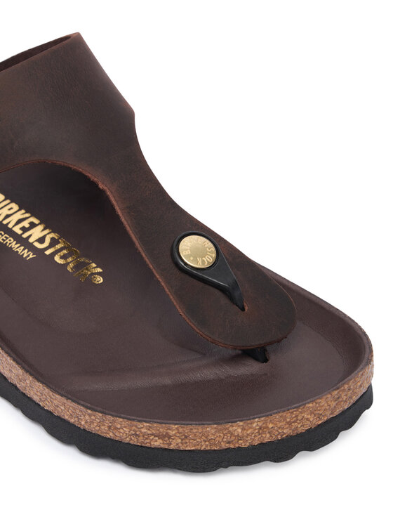 Birkenstock В'єтнамки Birkenstock Gizeh Big Buckle 1033002 Темно-коричневий