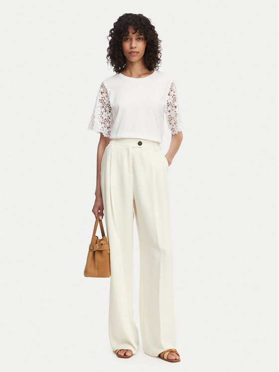 Marella Marella Camiseta Ceppo 2615971062 Blanco Regular Fit