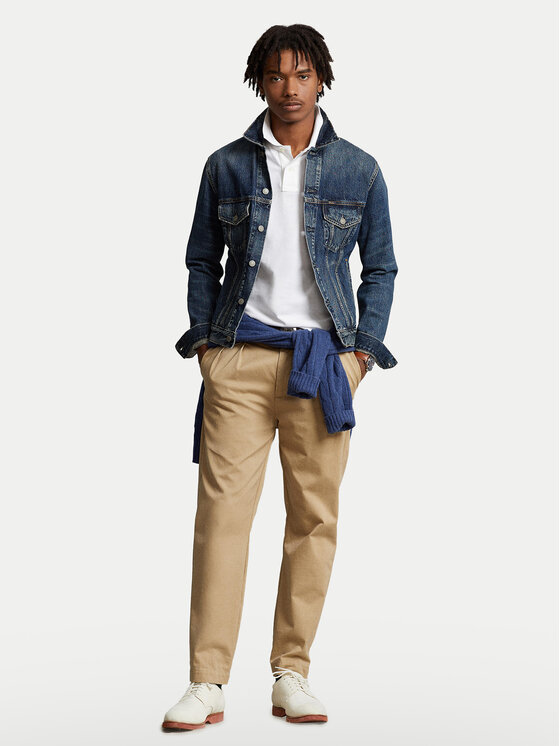 Polo Ralph Lauren Polo Ralph Lauren Поло Core Replen 710666998 Білий Custom Slim Fit
