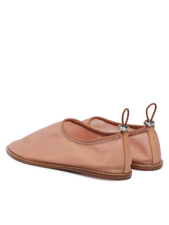 Calvin Klein Μπαλαρίνες Calvin Klein Stretch Ballerina Shoe Spac Mesh HW0HW03041 Κοραλλί
