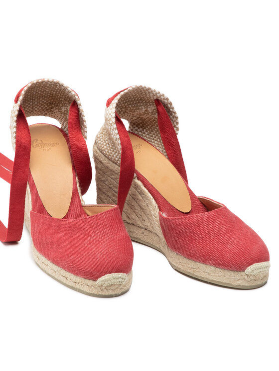 Castañer Espadrile Castañer Carina/8/002 021642-604 Crvena