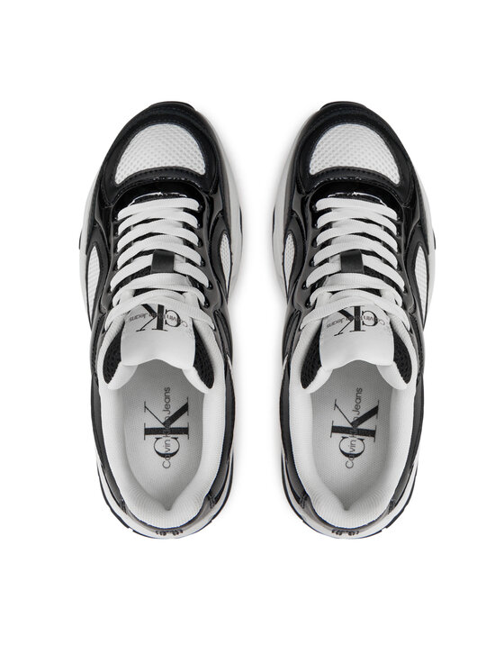 Calvin Klein Sneakersy Calvin Klein Chunky Runner Vibram YW0YW01427 Černá