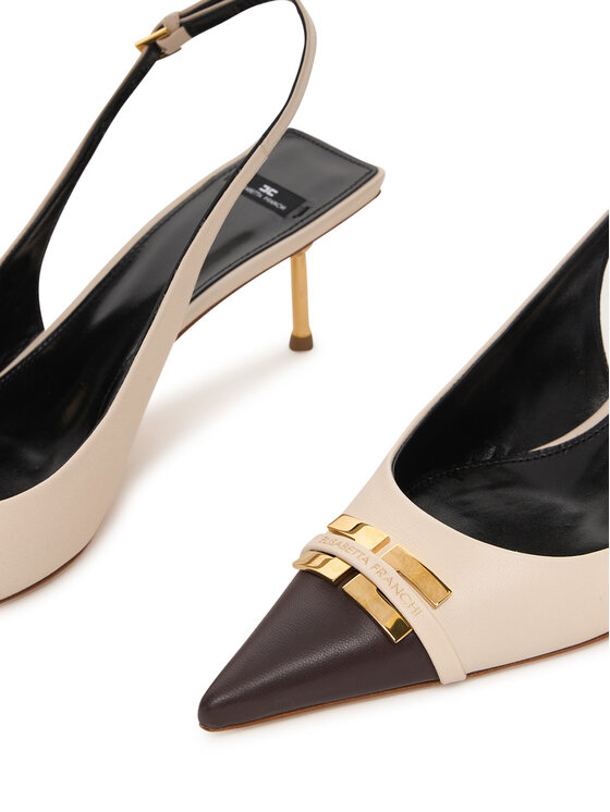 Elisabetta Franchi Туфлі Elisabetta Franchi SA57L61E2 Écru